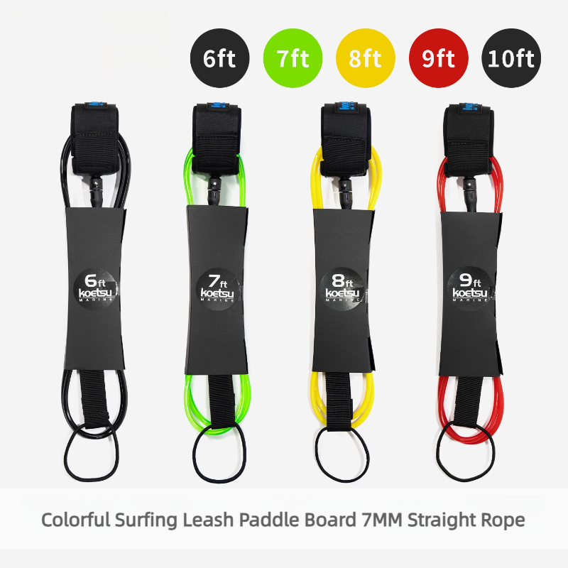 Colorful Surf Leash 7mm, SUP P - огляд і ціна Surfboard Leash