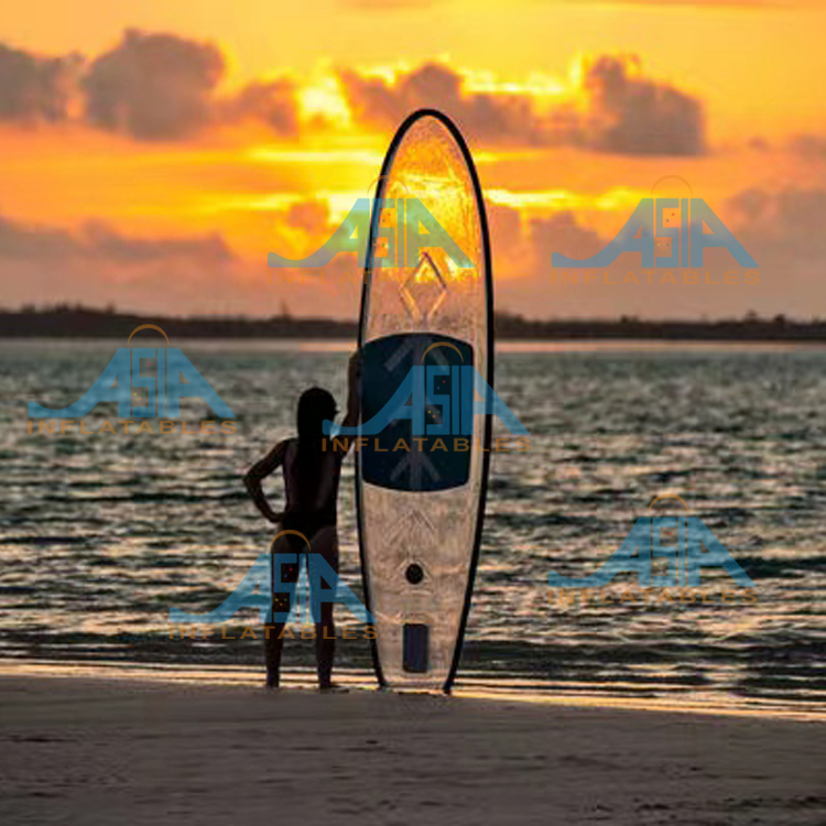 Crystal Clear Bottom Sup Stand - огляд і ціна Surfboard Leash