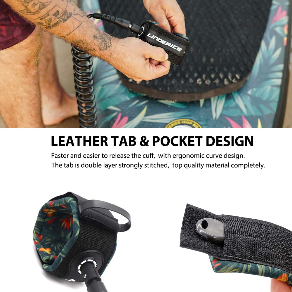 SUP Paddle Leash 7MM10FT Surfi - огляд і ціна Surfboard Leash
